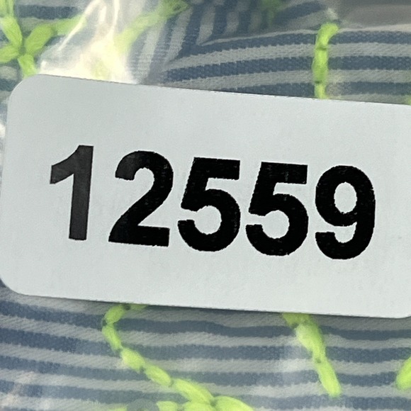 Maeve Anthropologie Clarissa Blouse Women's 6 Blue Striped Floral Button Up Top* - Picture 11 of 11